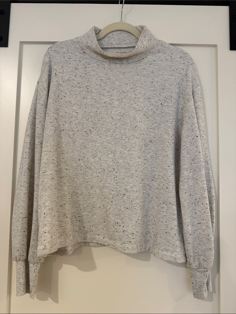 Madewell Speckled Cream Sweatshirt